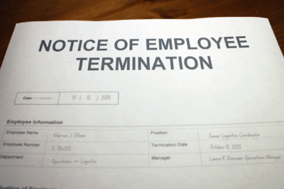 Wrongfully terminated