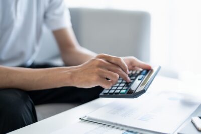 Employee calculating unpaid overtime pay owed under the Fair Labor Standards Act FLSA