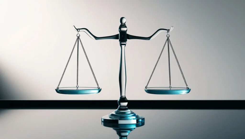Scales of justice, federal employment attorney