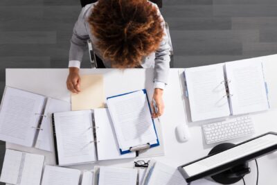 Federal employee organizing records to file a formal EEO complaint with an agency EEO office